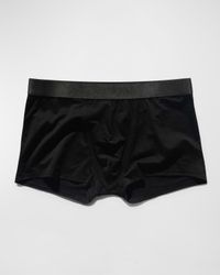 Men's Low-Rise Solid Trunks