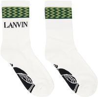 Lanvin White Curb Socks