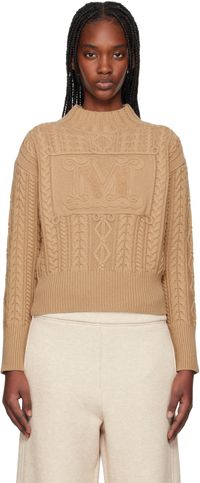 Max Mara Tan Miranda Sweater