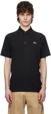 Lacoste Black Regular Fit UV Protect Golf Polo