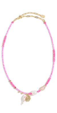 Elizabeth Cole Moana Necklace Pink One Size