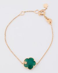 18k Rose Gold Joli Agate Bracelet with Diamonds