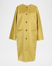 Liz Duchess Satin Overcoat