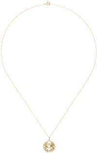 ELHANATI Gold Star Sign Poetry Cancer Necklace