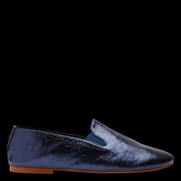 Augusta - Mocassins en cuir métallisé - Taille 41 - Bleu