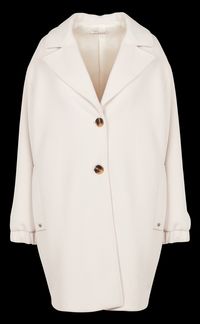 Please - Manteau col tailleur - Taille M - Beige