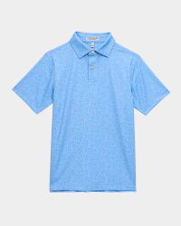 Boy's Macaw Performance Jersey Polo Shirt, Size XS-XL