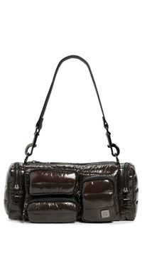 Think Royln Lady Cargo Shoulder Bag Glossy Chocolate One Size