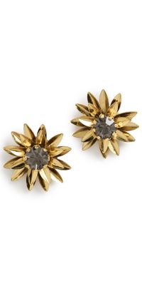 Deepa Gurnani Deepa by Deepa Gurnani Aretha Earrings Gunmetal One Size