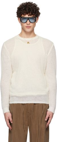 Paloma Wool Pull Fine Champions blanc cassé