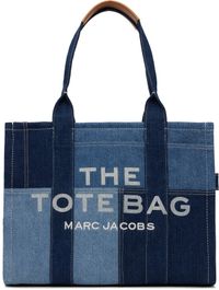 Marc Jacobs Blue 'The Denim Large' Tote
