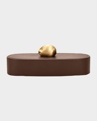 Pebble Long Leather Trinket Box
