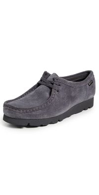 Clarks Wallabee Gore-Tex Flats Purple Grey Suede 7.5