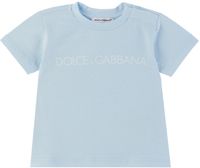 Dolce&Gabbana Baby Blue Printed T-Shirt