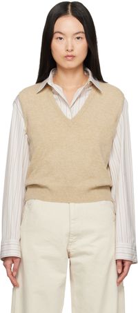 Maison Margiela Beige Knit Vest