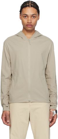 POST ARCHIVE FACTION (PAF) Pull à capuche taupe - 6.0 Right
