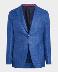 Men's Textured Wool-Blend Blazer