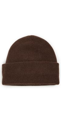 Éterne Levi Cashmere Beanie Chocolate One Size