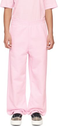 Marni Enfant | Pantalon de survêtement rose à logo