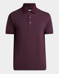 Men's Subtle Paisley Polo Shirt