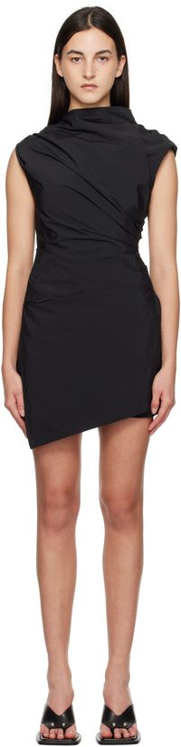 Paris Georgia Black Serge Minidress
