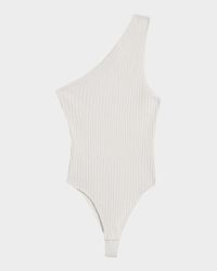 Kida One-Shoulder Rib Bodysuit