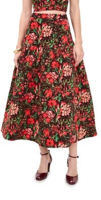 Hunter Bell Remy Skirt Holiday Floral 8