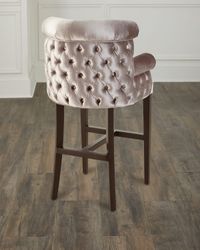 Eva Mirror Trim Counter Stool - 27"