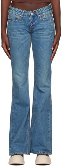 PERVERZE SSENSE Exclusive Blue Nano Mist Jeans
