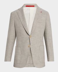 Men's Textured Wool-Blend Blazer