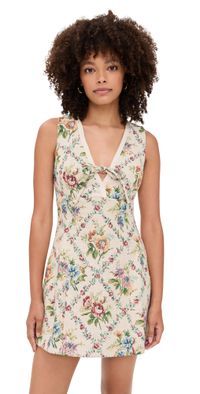 Hill House Home The Daria Dress Tapestry Trellis XXS