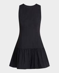 Marilyn Flounce Cotton Mini Dress