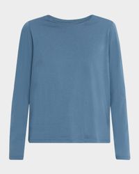 Crewneck Organic Cotton Jersey Top