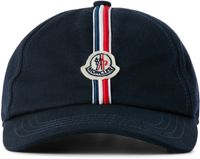 Moncler Enfant Kids Navy Tricolor Trim Cap