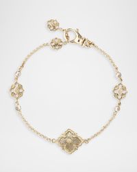 Opera Tulle 18K Yellow Gold Flex Bracelet with Mother-of-Pearl