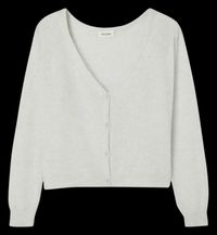 American Vintage - Gilet droit en maille - Taille L - Gris