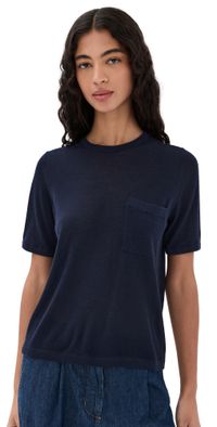 TWP Cashmere True Crewneck Dark Navy S