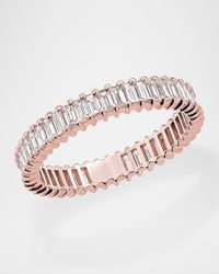 14K Gold Diamond Baguette Eternity Ring