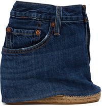 Bless Blue Jeansheels Wedge Heels