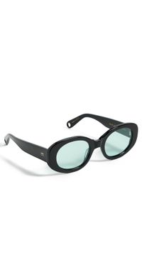 Elisa Johnson Lyna Sunglasses Gloss Black One Size