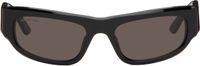 Balenciaga Black Rectangular Sunglasses