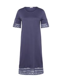 Women's Jona Short-Sleeve Nightgown - Nightshade - Size XL