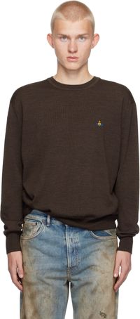 Vivienne Westwood Brown Alex Round Neck Sweater