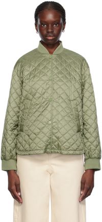 MM by Max Mara Blouson aviateur Martora vert