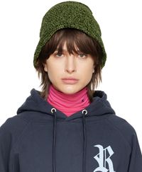 BY FAR Green Robbie Bucket Hat