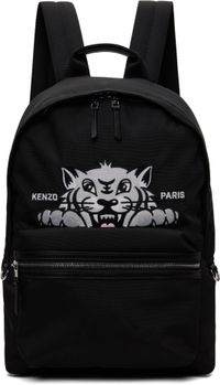 Kenzo Black Kenzo Paris 'KENZO Varsity' Backpack