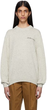 Holzweiler Pull Saturn blanc cassé