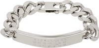 MM6 Maison Margiela Silver Classic Chain Bracelet