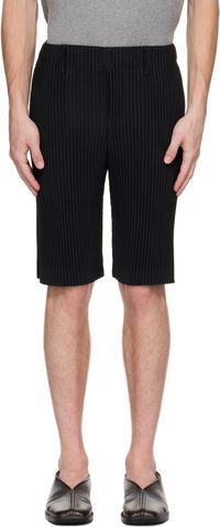 HOMME PLISSÉ ISSEY MIYAKE Black Tailored Pleats 2 Shorts