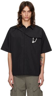 HELIOT EMIL Black Carabiner Shirt